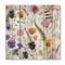 Designart - Wildflowers Floral Pattern I - Traditional Print on Natural Pine Wood